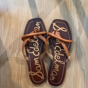 Sam Edelman Tan Strappy Sandals